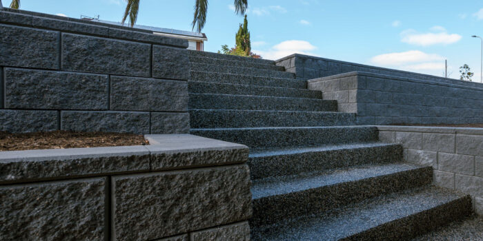 Versawall Retaining Wall | Charcoal | Southern Earth Landscaping4